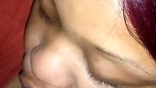 Deepthroat action with a big black cock