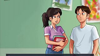 Summertime Saga 248: Bent Over Doggystyle Scene