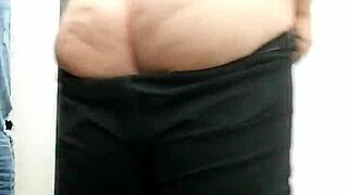 Public exposure in changing room for curvy women