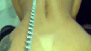 Bitch Serves Male with Anal and Licks Cum!