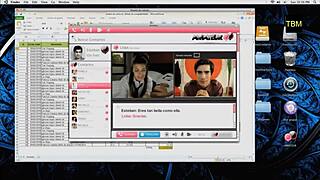 I'm watching these hot Colombian lesbians on webcam in Playboy TV