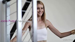 Model Mazzy Grace Oiled Up and Fucked Hard on Pussy