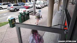 Monica saige riding her tight pussy on top of the lp officers cock she gets rowdy