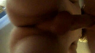 POV video of a young girl riding my large penis