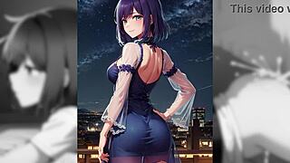 Detailed compilation of kurokawa akane in hentai scenes from oshi no ko anime.