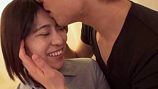 Ema Kato gives sloppy blowjob and handjob