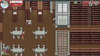 Spooky milk life taboo hentai game pornplay ep 18 flashing my cock to nerdy girl in the public library