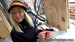 Euro teen 18+ intensely fucks senior