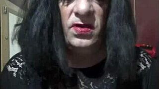 i can't get enough of my dildo during wild anal play as a sissy crossdresser