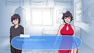 slutty puppy with big tits and ass in snow game!