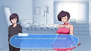 slutty puppy with big tits and ass in snow game!