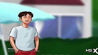 Summertimesaga Swimsuit Babe Gets Wet Pussy Creampied in Kitchen