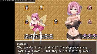 Alfimia's tower: A fetish footjob and tit play