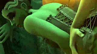 sombra bent over in intense doggystyle action