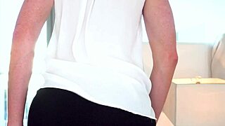 Sofie Marie's Skinny Sexy Big Tits Milf Blowjob On Monster Cock And Cum Swallow.