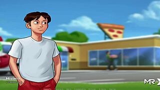 Summertimesaga Swimsuit Babe Gets Wet Pussy Creampied in Kitchen