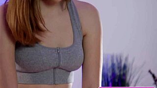 Wow, Bella Rolland and Freya Parker in Hot Lesbian Booty Massage! 🔥