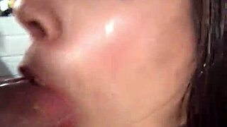 Jynx Maze delivers a messy deepthroat in part one