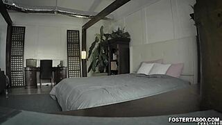 karlee grey and allison rey confront stepdad. things get intimate with brunette pussy play fast.