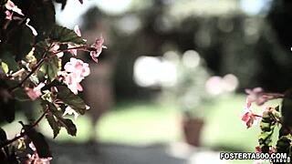 karlee grey and allison rey confront stepdad. things get intimate with brunette pussy play fast.