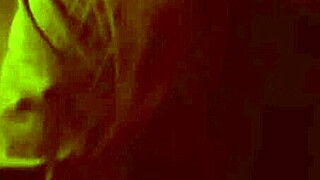 Devil sucks his soul out gloved handjob