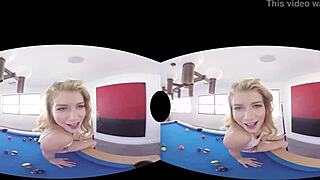 Experience Valentine's anal with Arya Fae, a blonde temptress, in VR