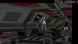 Intense Sci-Fi Fuck With Shaved Pussy And Small Tits