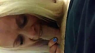 johnny gets some head from blonde