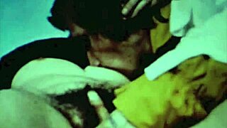 Explore the nostalgic realm of 60s pornography featuring English threesomes with natural bodies