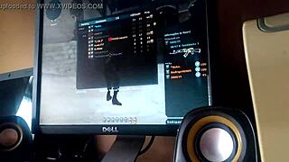 Amateur guy enjoys playing with M4a1-s while fucking a general ass