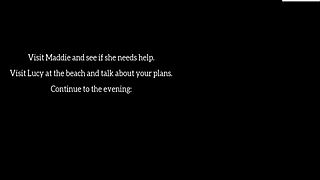 Blonde Teen Plays New Family Game