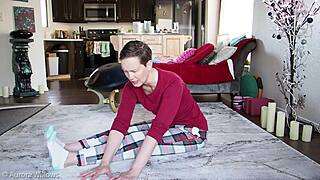 Yoga Lesson 351 with European Babe