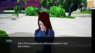 Blonde Teen Plays New Family Game