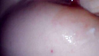 Stretching Teen Girlfriend Kenna's Tight Pussy with Big Dildo