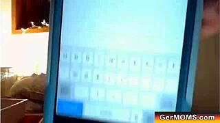 german milf riding two big dildos 😍