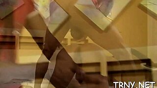 A nude shemale engages in hardcore blowjob.