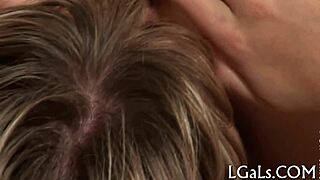 two girls enjoy lesbian fun together