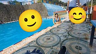 sucking in bathroom while friend waits, then public hotel finish