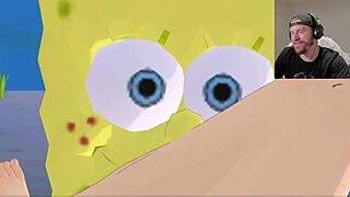 Spongebob encounters negative online behavior in animated video