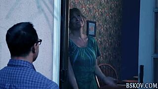 blonde teen jessie andrews hints at sucking in hardcore threesome