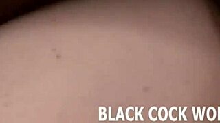 Sorry honey, I can't resist the big black cock.