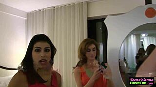 Real teen gets rammed hard at wild party 😍