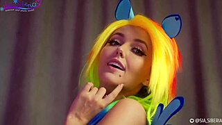 mlp rainbow dash teases with oil and joi by sia siberia