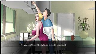 big tits milf in prince of suburbia hentai game gallery with anime cartoon action! 😘