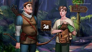 Wal 7 - boriss cock gets harder after myrtle shows big boobs in sexy lingerie