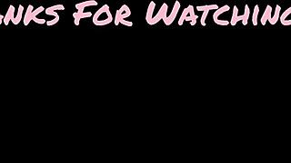 Aroused teenager gives a blowjob and engages in solo play