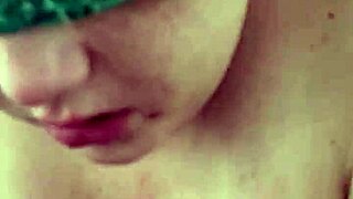 A white girl gives a deepthroat blowjob for her black friend