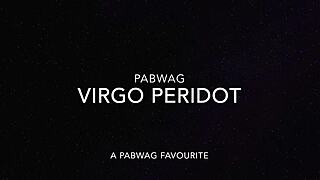 Thick white girl twerks in Virgo Peridot outfit
