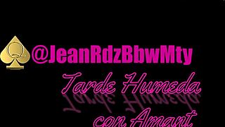 Latina milf with big tits and ass bent over in wet doggystyle trailer.