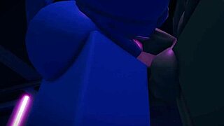 Watch the goblin get seduced by that slutty elf? Big tits and ass action!